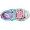 Skechers Kids’ Twinkle Sparks-Jumpin’ Clouds Sneaker(Turquoise/Multi)