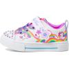 Skechers Kids’ Twinkle Sparks-Jumpin’ Clouds Sneaker(White/Multi)