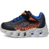 Skechers Kids’ Vortex 2.0-Zorento Sneaker(Black/Blue/Orange)