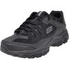 Skechers Men’s Afterburn M. Fit Fashion Sneakers(Black/Black)
