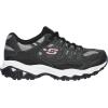 Skechers Men’s Afterburn M. Fit Fashion Sneakers(Charcoal/Black)
