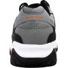 Skechers Men’s Afterburn M. Fit Fashion Sneakers(Grey/Orange)