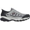 Skechers Men’s Afterburn M. Fit Ridgeburn Hands Free Slip-in Loafers(Grey/Black)
