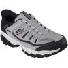 Skechers Men’s Afterburn M. Fit Ridgeburn Hands Free Slip-in Loafers(Grey/Black)