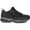 Skechers Men’s Afterburn M. Fit Wonted Slip-On Loafers(Black/Charcoal)