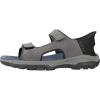 Skechers Men’s Ankle-Strap Sport Sandal(Charcoal Synthetic)