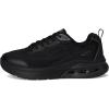 Skechers Men’s Bobs Glide Step Arc Waves 2.0-Class Rank Sneaker(Black/Black)