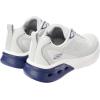 Skechers Men’s Bobs Glide Step Arc Waves 2.0-Class Rank Sneaker(Grey/Blue)