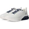 Skechers Men’s Bobs Glide Step Arc Waves 2.0-Class Rank Sneaker(White/Navy)