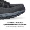Skechers Men’s Cankton Steel Toe Electrical Hazard Construction Shoes(Black/Charcoal)