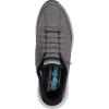 Skechers Men’s Contour Foam Cozy Fit Hands Free Slip-in Sneaker(Charcoal/Black)