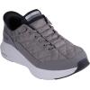 Skechers Men’s Contour Foam Cozy Fit Hands Free Slip-in Sneaker(Charcoal/Black)