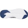 Skechers Men’s Contour Foam Cozy Fit Hands Free Slip-in Sneaker(White/Navy)