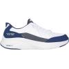 Skechers Men’s Contour Foam Cozy Fit Hands Free Slip-in Sneaker(White/Navy)