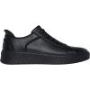 Skechers Men’s Court Break-Double Vented Hands Freee Slip-ins Sneaker(Black/Black)