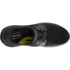 Skechers Men’s Delson 3.0-Roth 210606 Low Profile Bungee Lace Slip-Ins(Black/Black)