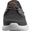 Skechers Men’s Delson 3.0-Roth 210606 Low Profile Bungee Lace Slip-Ins(Charcoal/Orange)