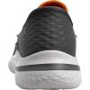 Skechers Men’s Delson 3.0-Roth 210606 Low Profile Bungee Lace Slip-Ins(Charcoal/Orange)