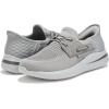 Skechers Men’s Delson 3.0-Roth 210606 Low Profile Bungee Lace Slip-Ins(Grey)