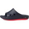 Skechers Men’s Go Recover Refresh Dual Density Arch Fit Slide Sandals(Navy/Coral)