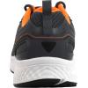 Skechers Men’s Go Run Consistent Air Cooled Foam Athletic Sneakers(Charcoal/Orange)