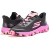 Skechers Men’s Go Train Arch Fit Viper Court Pro-Pickleball Sneaker(Black/Hot Pink)