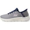 Skechers Men’s Go Walk Flex-New World Sneaker(Grey/Navy)