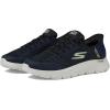 Skechers Men’s Go Walk Flex-New World Sneaker(Navy/Lime)