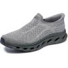 Skechers Men’s Go Walk Glide Step 2.0 Caleb Hands Free Slip-ins Sneaker(Grey)