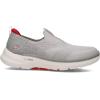 Skechers Men’s Gowalk 6-Stretch Fit Slip-on Athletic Performance Walking Shoe(Grey/Red)