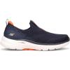 Skechers Men’s Gowalk 6-Stretch Fit Slip-on Athletic Performance Walking Shoe(Navy/Orange)