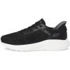 Skechers Men’s Hands Free Slip-ins Squad Chaos-Solid Step Sneaker(Black/White)