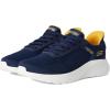 Skechers Men’s Hands Free Slip-ins Squad Chaos-Solid Step Sneaker(Navy)