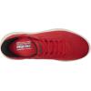 Skechers Men’s Hands Free Slip-ins Squad Chaos-Solid Step Sneaker(Red)