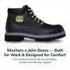 Skechers Men’s John Deere Sergents Dozer Industrial Boot(Black)