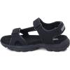 Skechers Men’s Louden Open Toe Strap Sandals(Black)