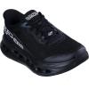 Skechers Men’s Max Cushioning Glide Step Advert Hands Free Slip-ins Sneaker(Black/Black)