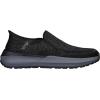 Skechers Men’s Neville-Rovelo Slip-in Sneaker(Black)