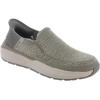 Skechers Men’s Neville-Rovelo Slip-in Sneaker(Taupe)