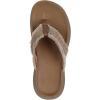Skechers Men’s Parson Sd-Gino Thong Sandal with Frayed Edges(Khk)