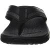 Skechers Men’s Relaxed Fit-Reggae-Cobano Sandals(Black Leather)