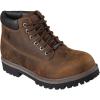 Skechers Men’s Sargeants-Verdict Waterproof Boot Fashion(Brown Waterproof Smooth)