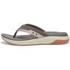 Skechers Men’s Silva-Falco Thong Sandal(Brn)