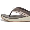 Skechers Men’s Silva-Falco Thong Sandal(Brn)