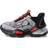 Skechers Men’s Skech-Bots-orbitron Sneaker(Grey/Black)