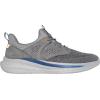 Skechers Men’s Slade-Breyer 210892 Knitted Mesh Bungee Lace W/Quarter Cage Slip On(Grey)