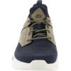Skechers Men’s Slade-Breyer 210892 Knitted Mesh Bungee Lace W/Quarter Cage Slip On(Navy/Tan)