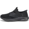 Skechers Men’s Slade-Caster Sneaker(Black/Black)