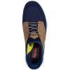 Skechers Men’s Slade-Caster Sneaker(Navy/Tan)