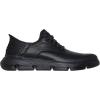 Skechers Men’s Slip-ins Garza-Gervin Casual Slip-on Shoes Moccasin(Black/Black)